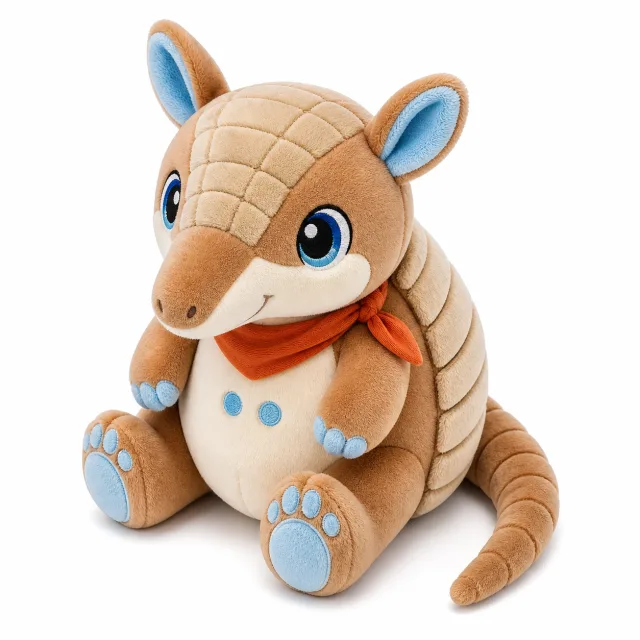 Armadillo Plush Toy, manufactured by Chloe Toys
