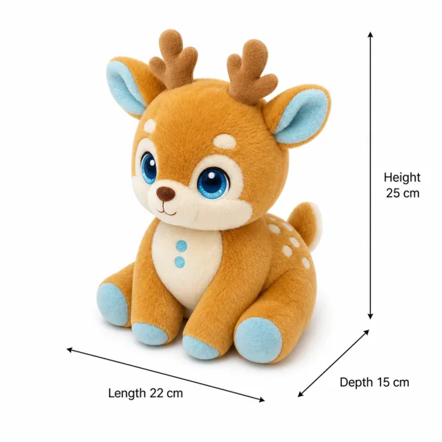 Deer Plush Toy, manufactured by Chloe Toys